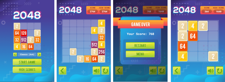 2048 - HTML5 Puzzle Game (Construct 3 + Admob)