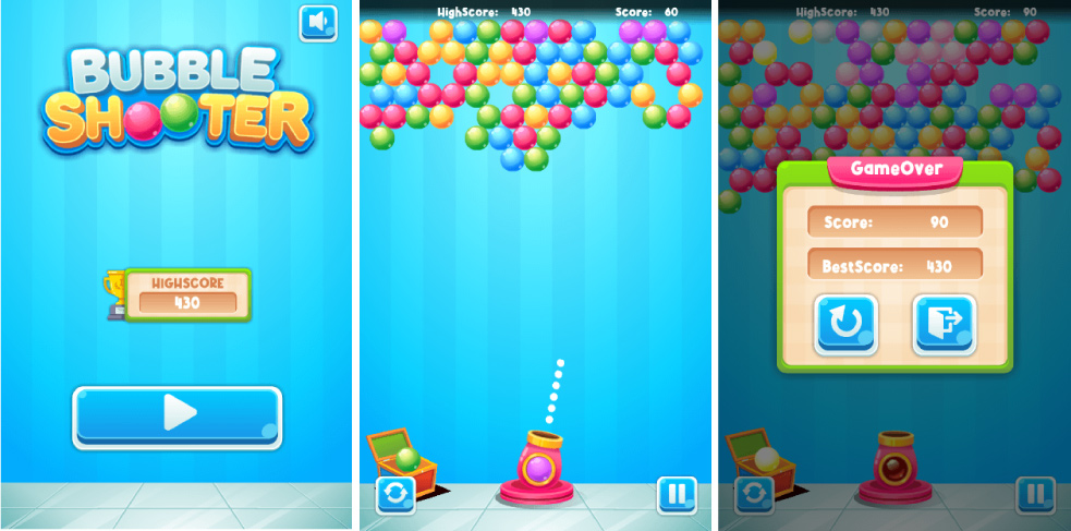 Bubble Shooter - HTML5 Game (Phaser 3)